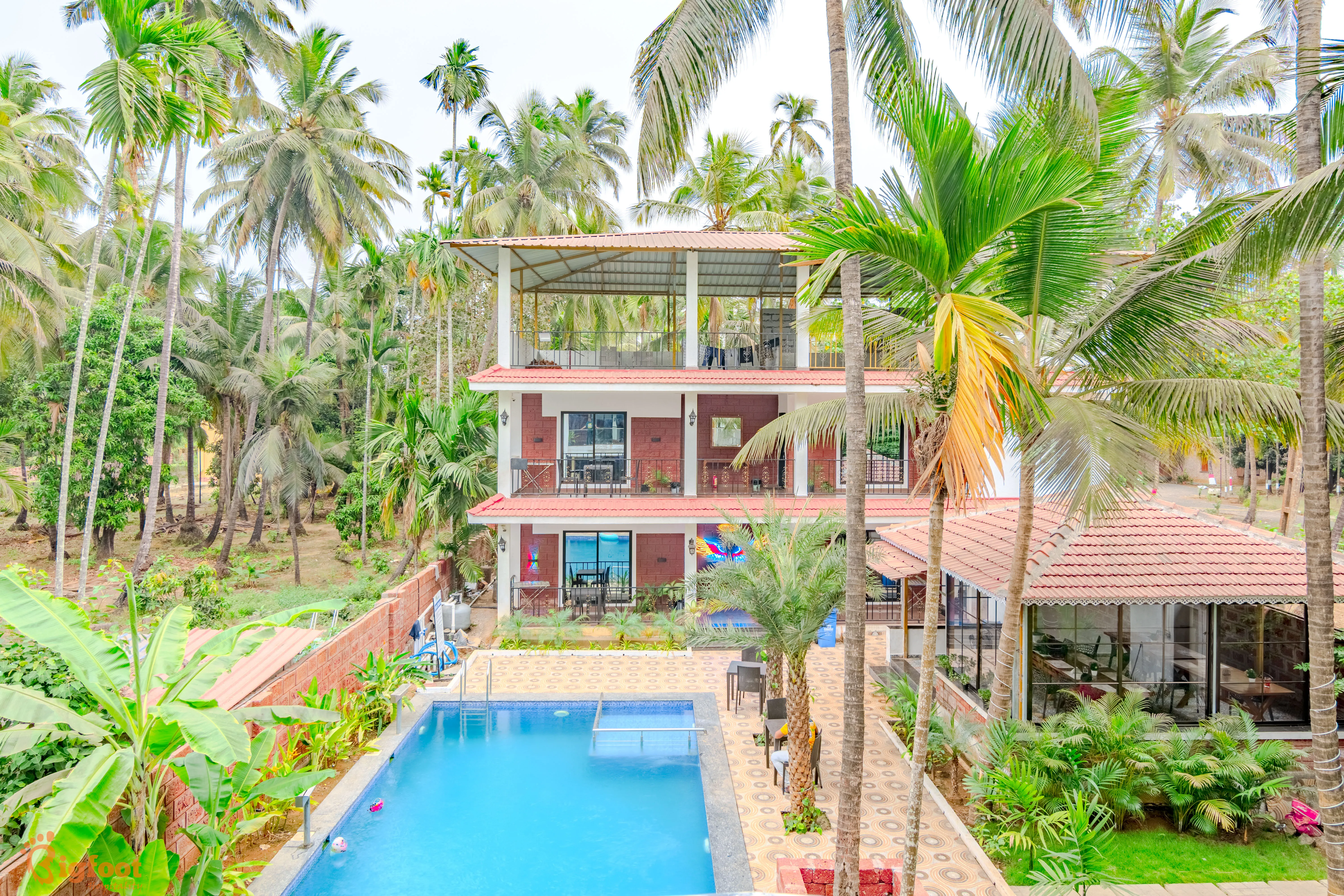 Exterior view of Islander Retreat Resort near Nagaon Beach